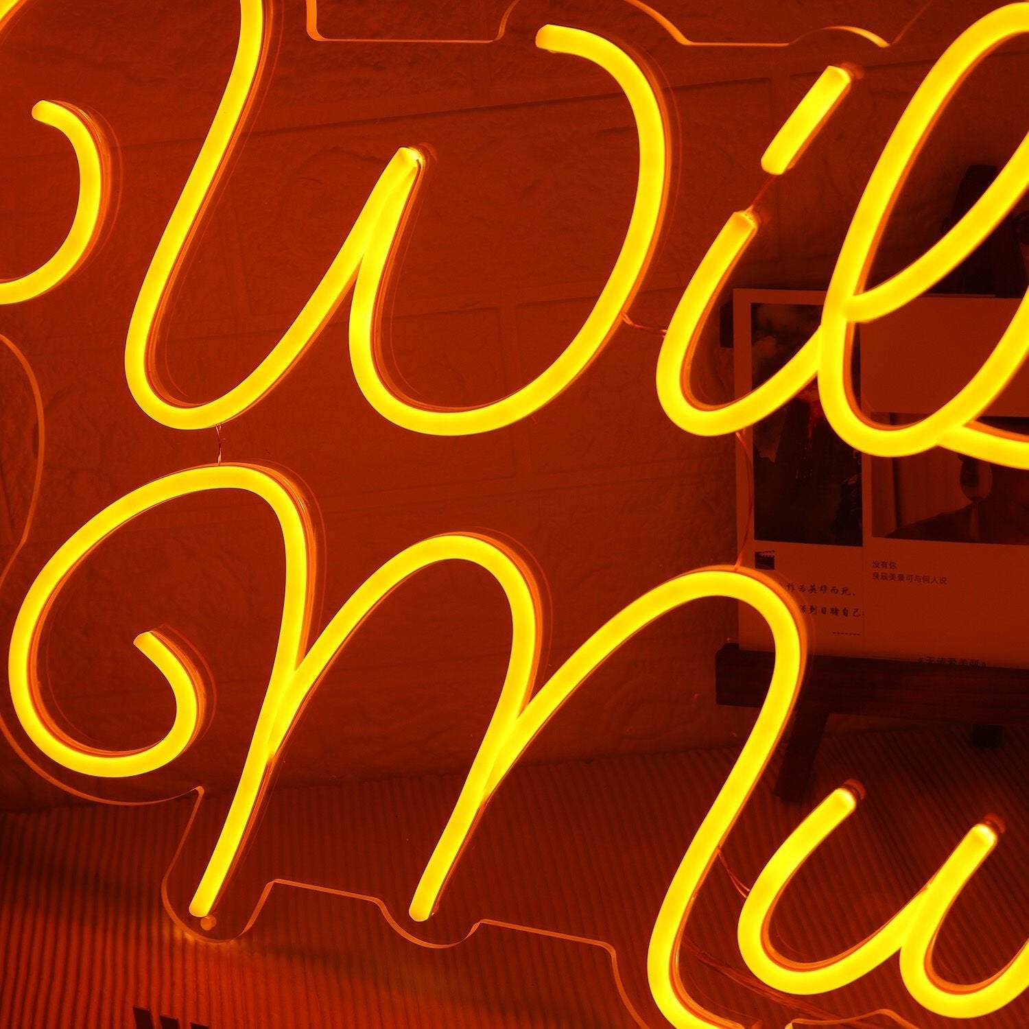 Wilson Music Orange Led Neon Sign - Shineneon