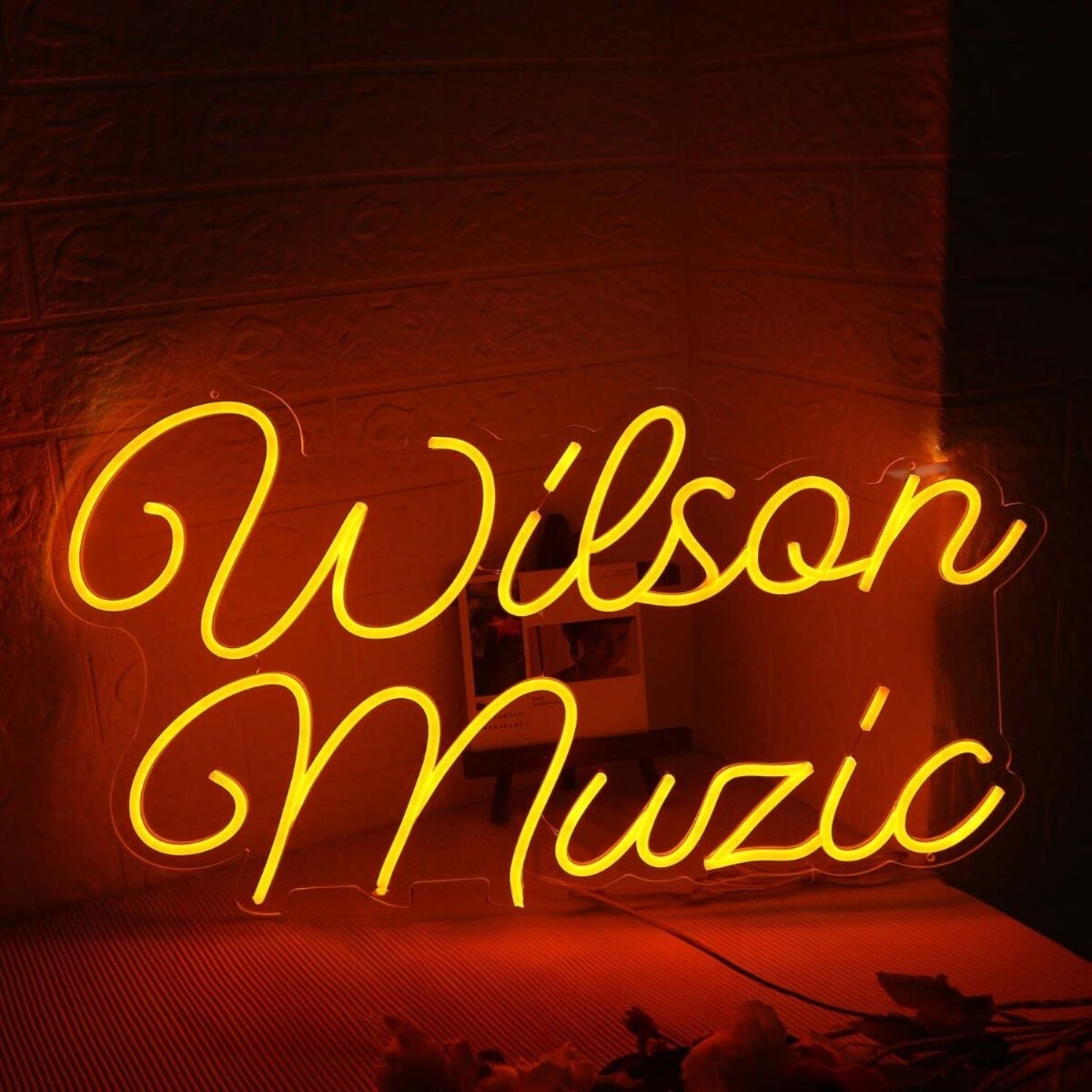 Wilson Music Orange Led Neon Sign - Shineneon