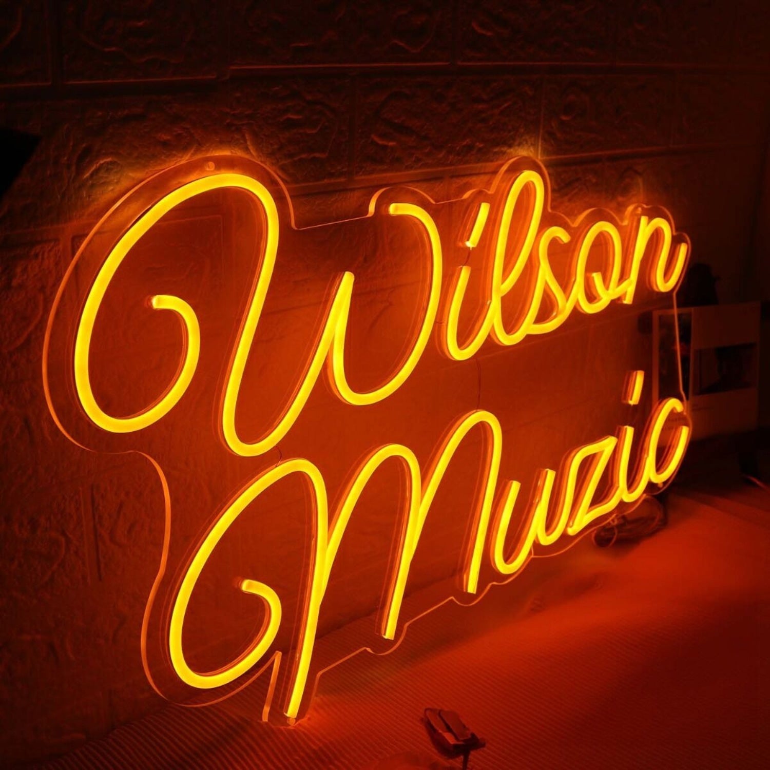 Wilson Music Orange Led Neon Sign - Shineneon