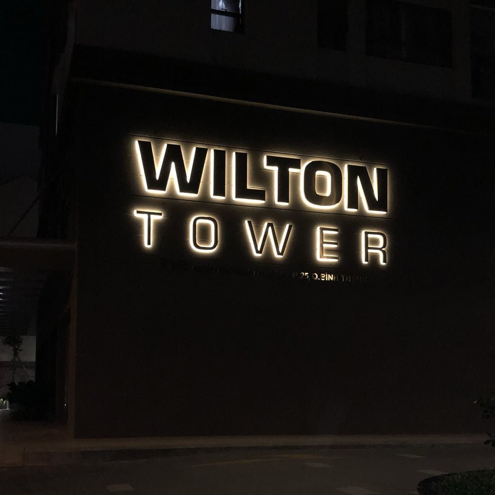 Wilton Tower 3D Backlit Channel Letters Led Light Sign - Shineneon