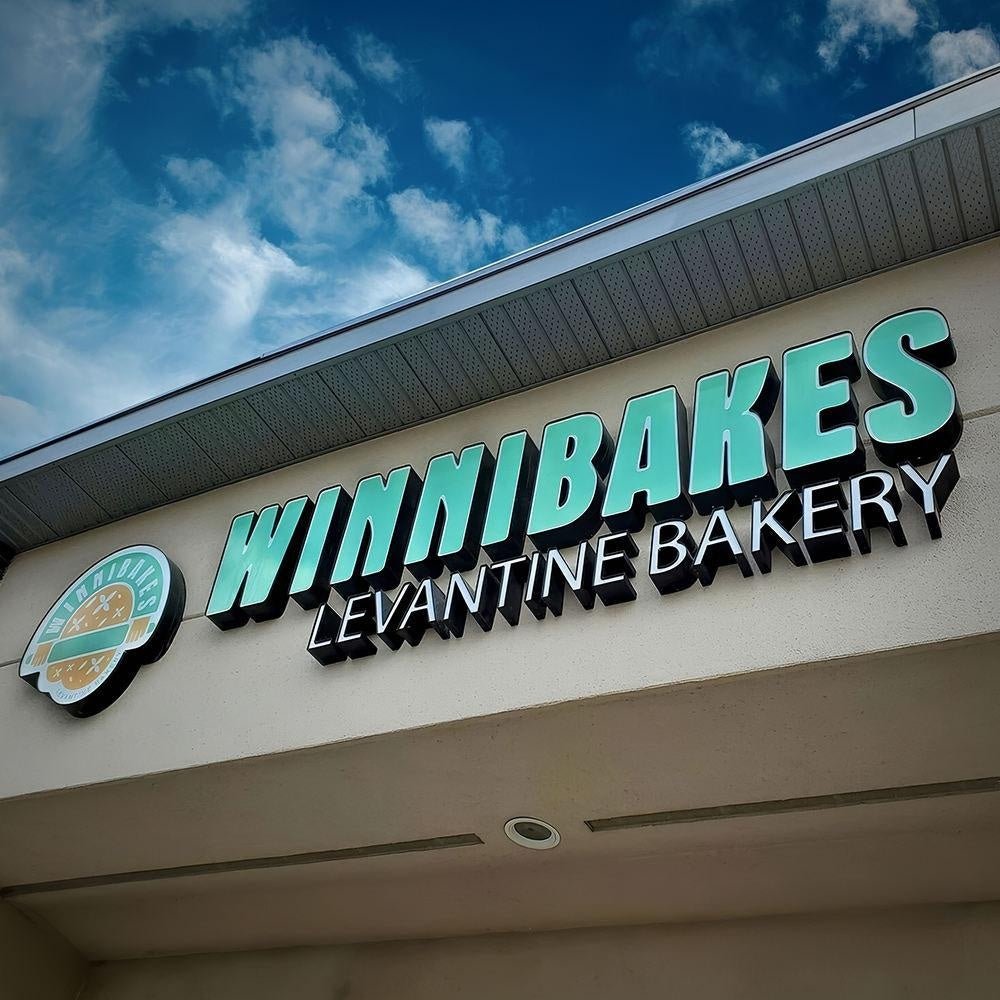 Wimmibakes Levantine Bakery With Logo 3D Frontlit Letters Metal Led Sign - Shineneon