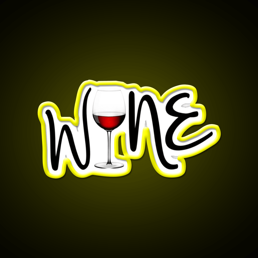 Wine Cocktail Bar Decor Led Neon Sign Rgb Color - Shineneon