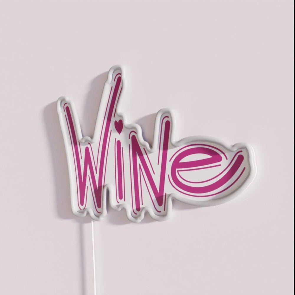 Wine Connoisseur And Wine Lover Rgb Led Neon Sign - Shineneon