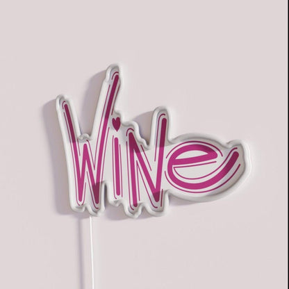 Wine Connoisseur And Wine Lover Rgb Led Neon Sign - Shineneon