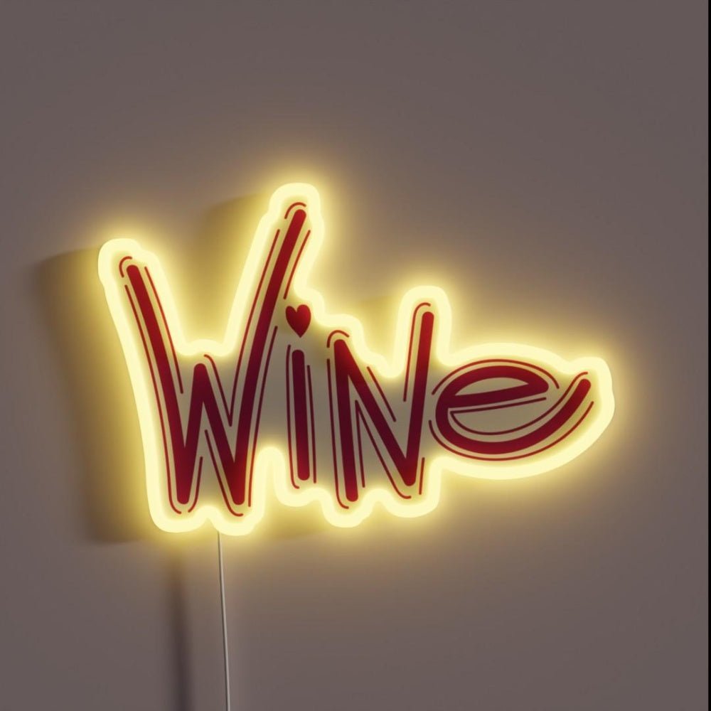 Wine Connoisseur And Wine Lover Rgb Led Neon Sign - Shineneon