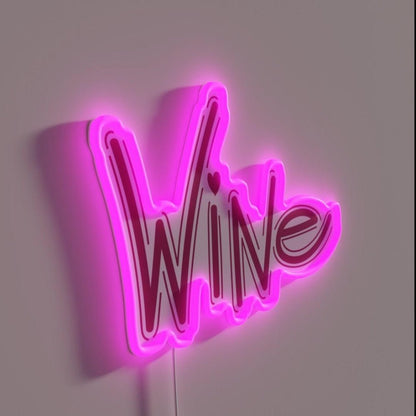 Wine Connoisseur And Wine Lover Rgb Led Neon Sign - Shineneon