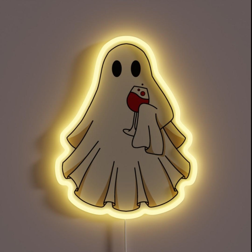 Wine Ghost Rgb Led Neon Sign