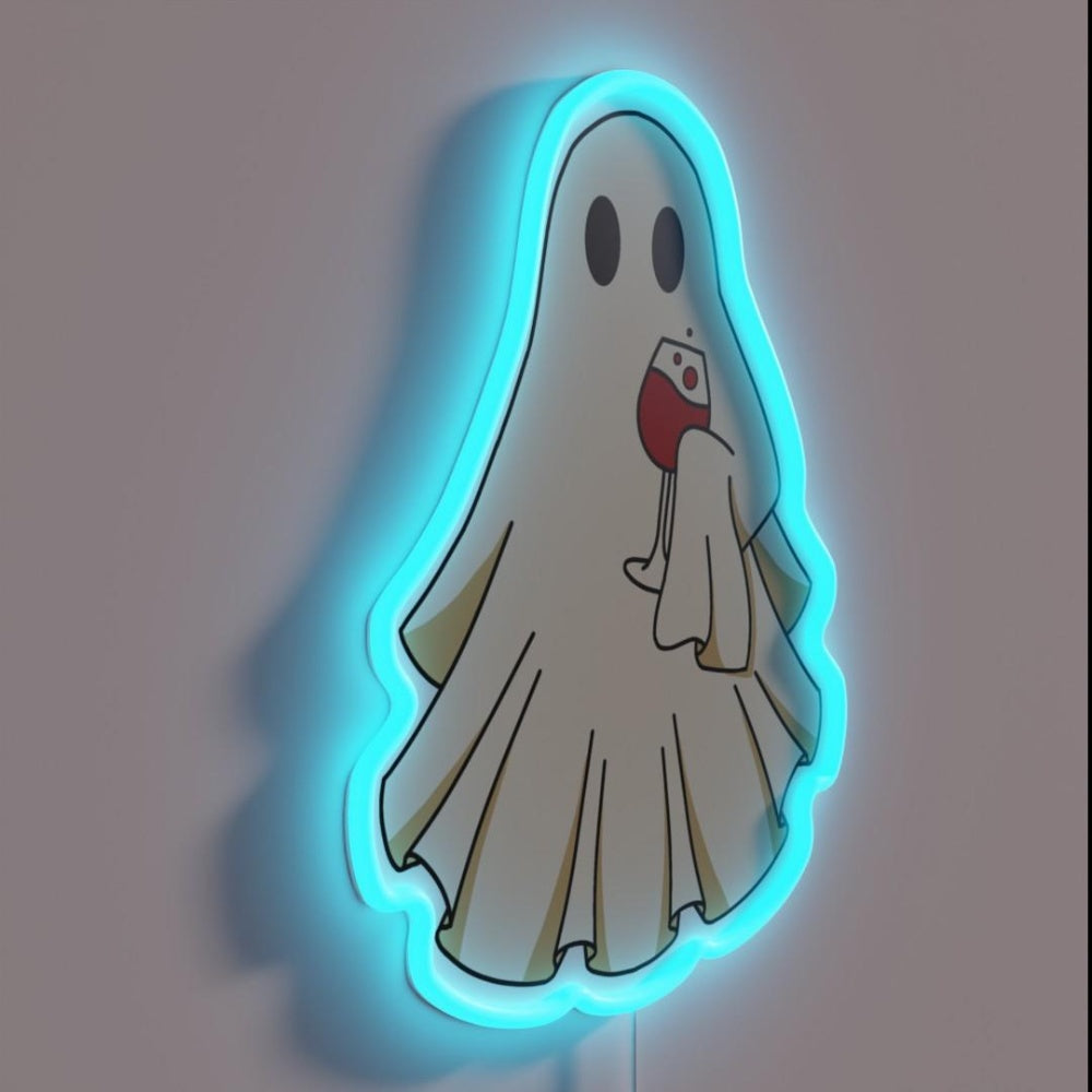 Wine Ghost Rgb Led Neon Sign