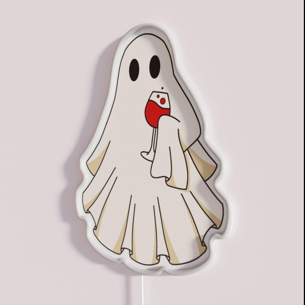 Wine Ghost Rgb Led Neon Sign - Shineneon
