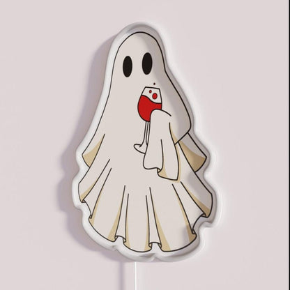 Wine Ghost Rgb Led Neon Sign - Shineneon