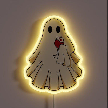 Wine Ghost Rgb Led Neon Sign - Shineneon