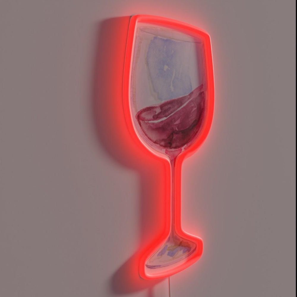 Wine Glass Design Rgb Led Neon Sign - Shineneon