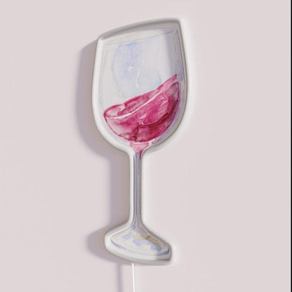Wine Glass Design Rgb Led Neon Sign - Shineneon