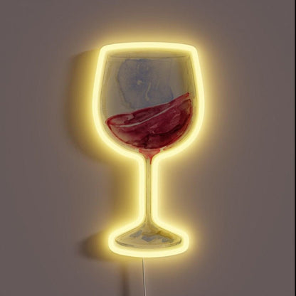 Wine Glass Design Rgb Led Neon Sign - Shineneon