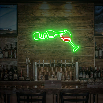 Wine Lover Art Wine Led Neon Sign Home Bar Special Occasions | Shineneon