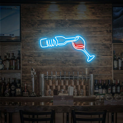Wine Lover Art Wine Led Neon Sign Home Bar Special Occasions | Shineneon