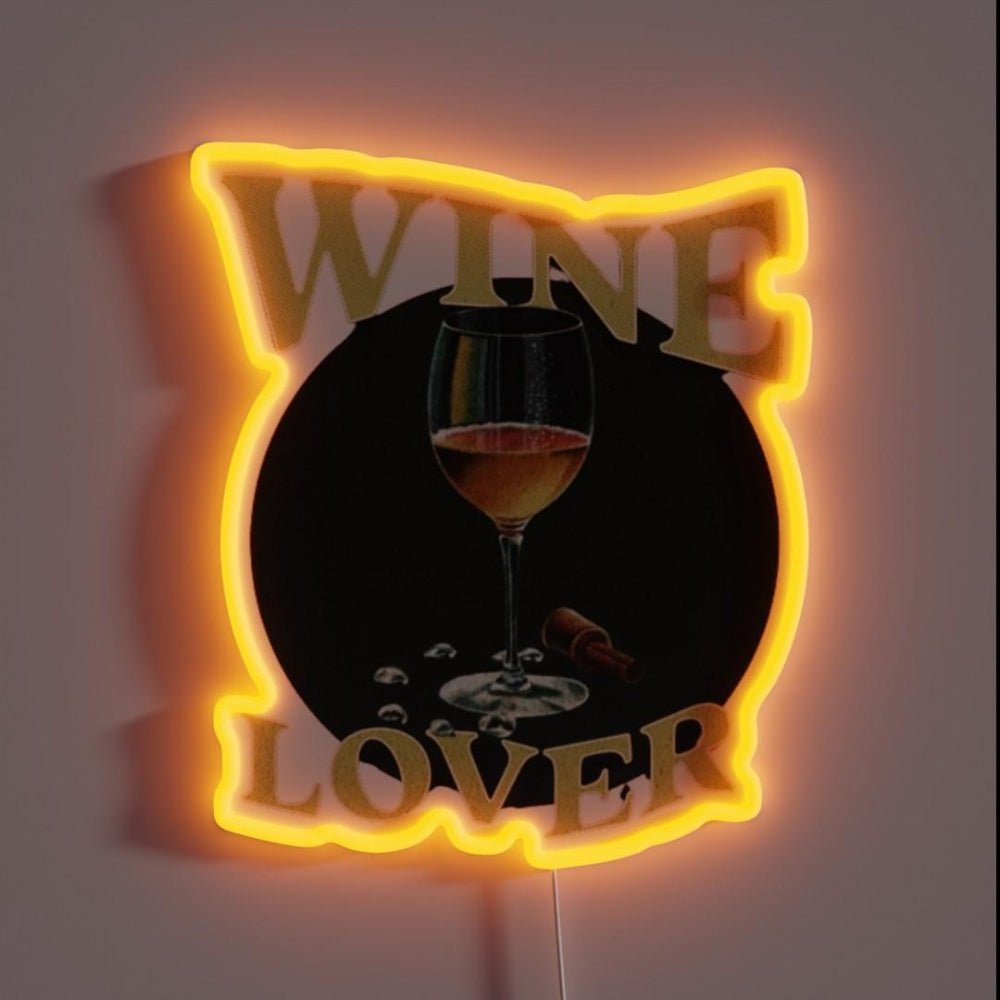 Wine Lover Rgb Led Neon Sign Bar Wall Decor - Shineneon