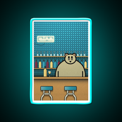 Wine Man Cave Bar Led Neon Sign Rgb Color