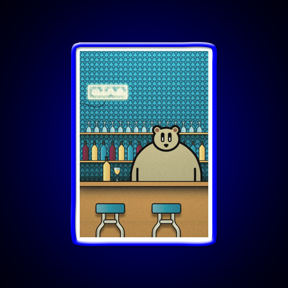 Wine Man Cave Bar Led Neon Sign Rgb Color