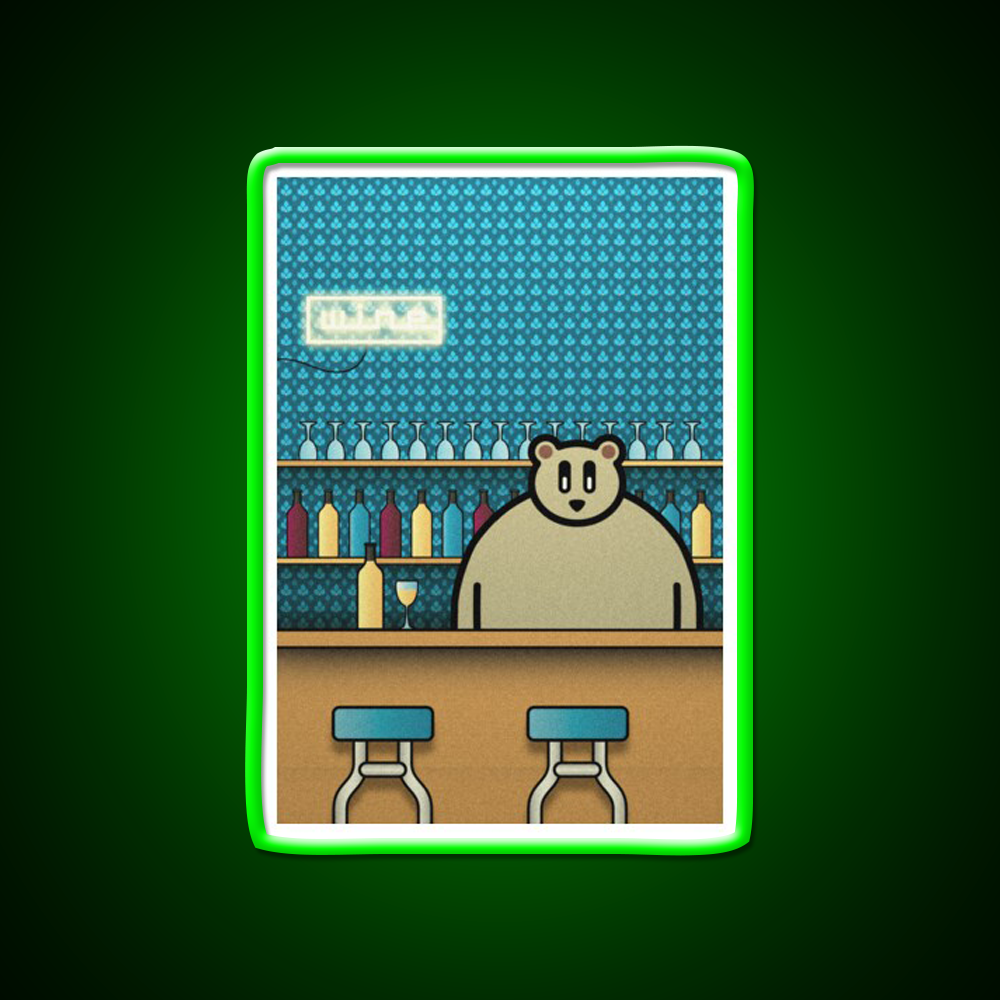 Wine Man Cave Bar Led Neon Sign Rgb Color