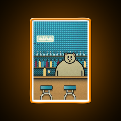 Wine Man Cave Bar Led Neon Sign Rgb Color