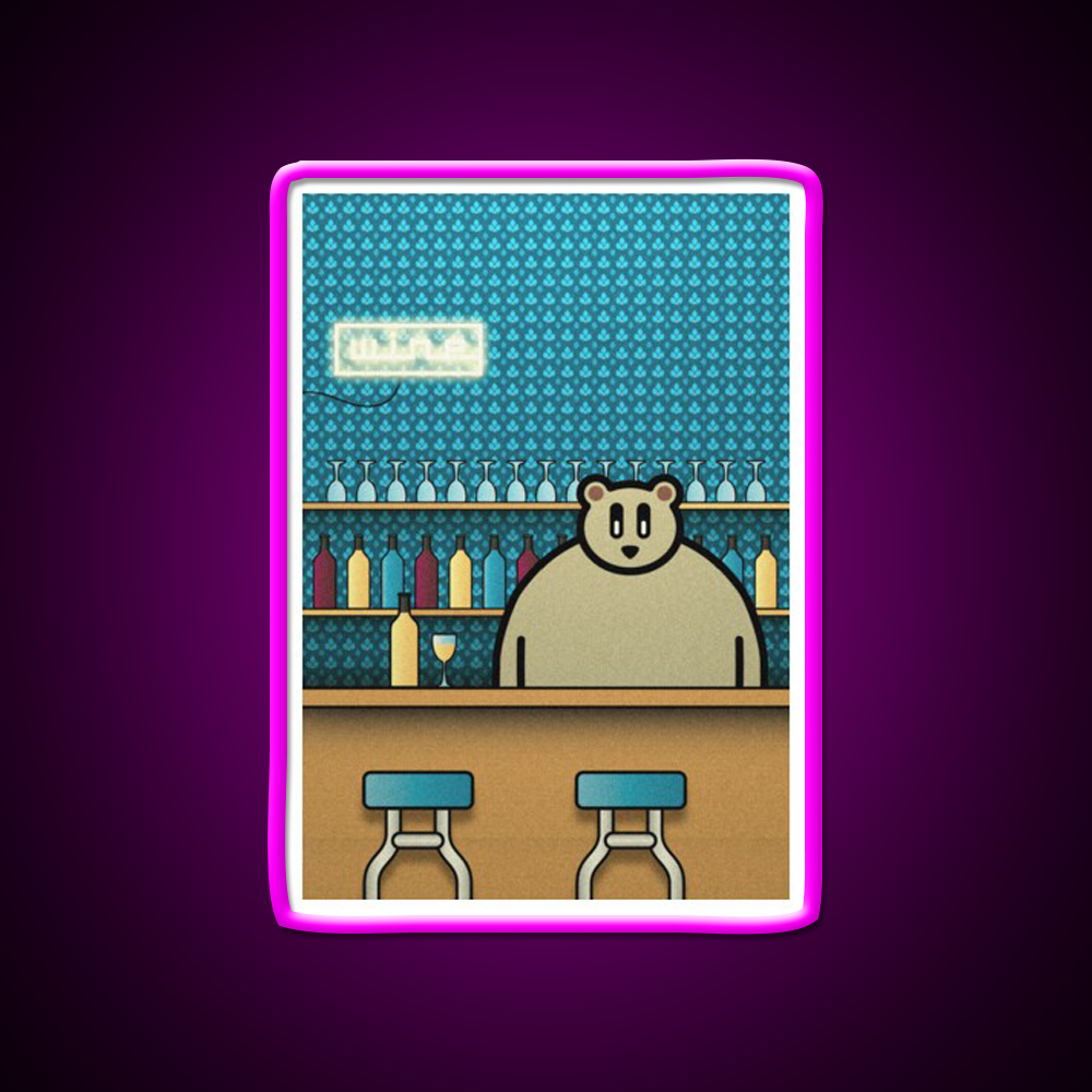 Wine Man Cave Bar Led Neon Sign Rgb Color