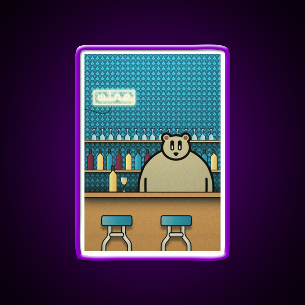 Wine Man Cave Bar Led Neon Sign Rgb Color