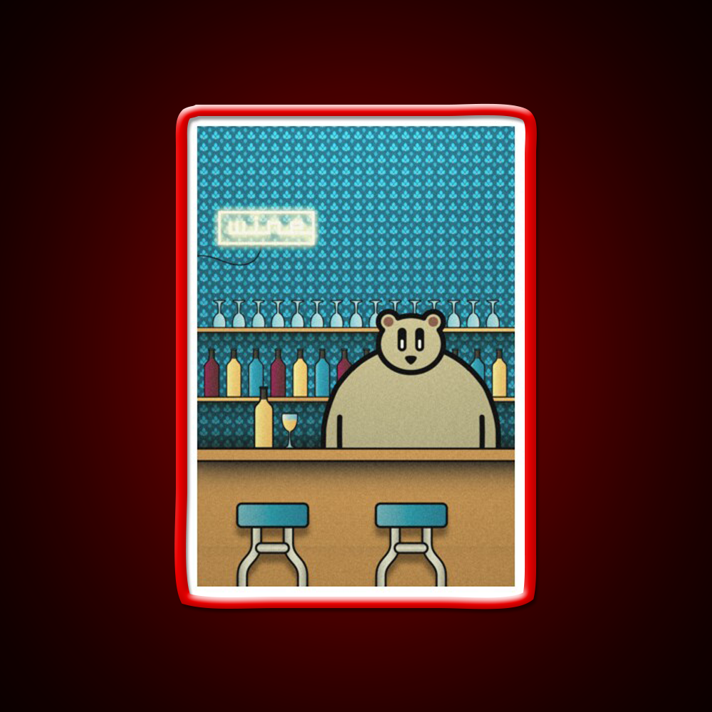 Wine Man Cave Bar Led Neon Sign Rgb Color