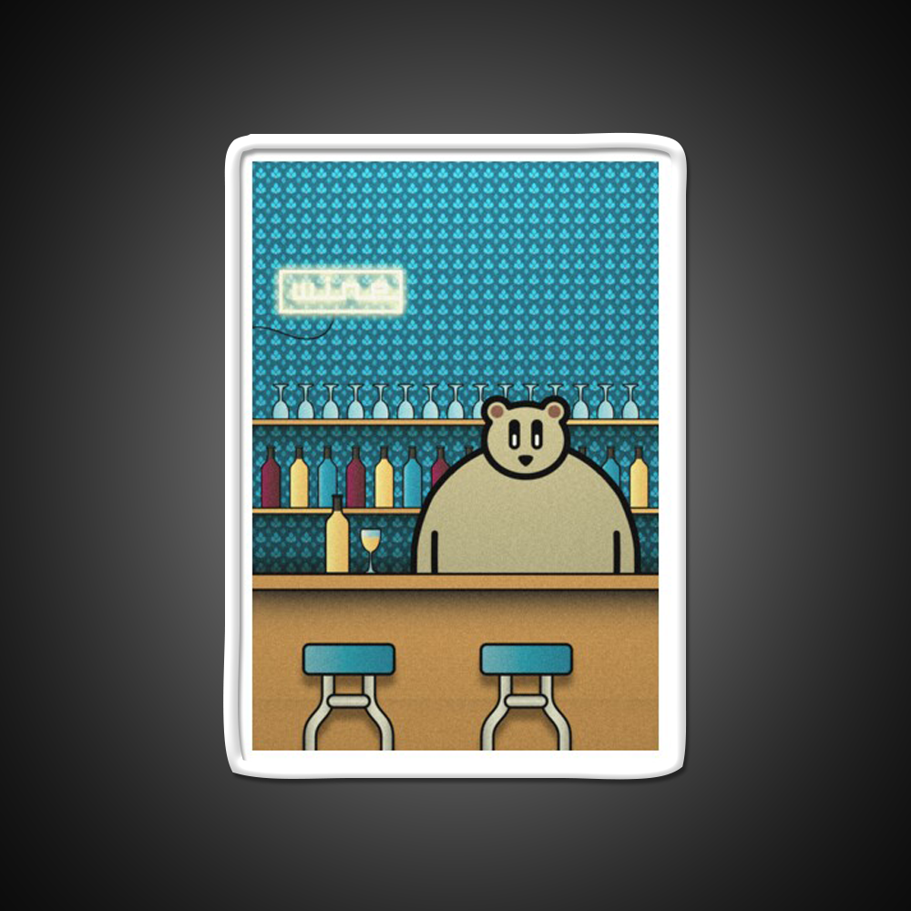 Wine Man Cave Bar Led Neon Sign Rgb Color