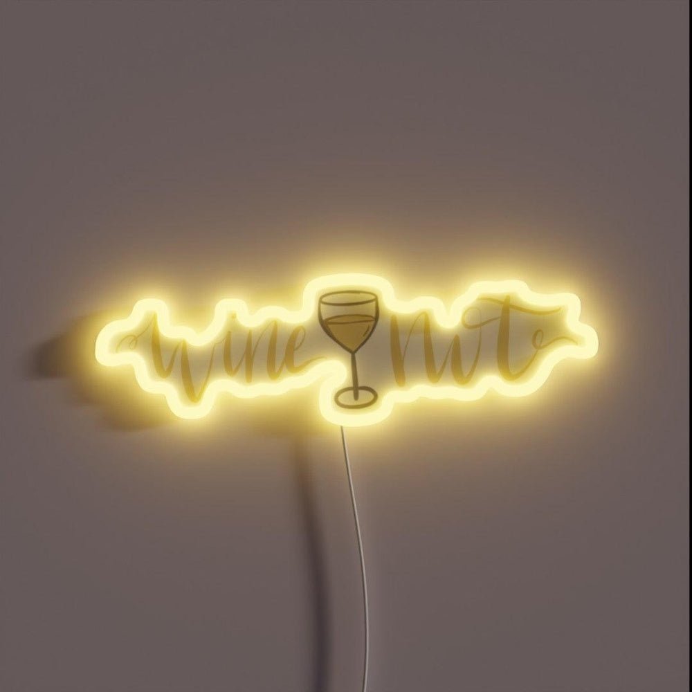 Wine Not White Rgb Led Neon Sign - Shineneon