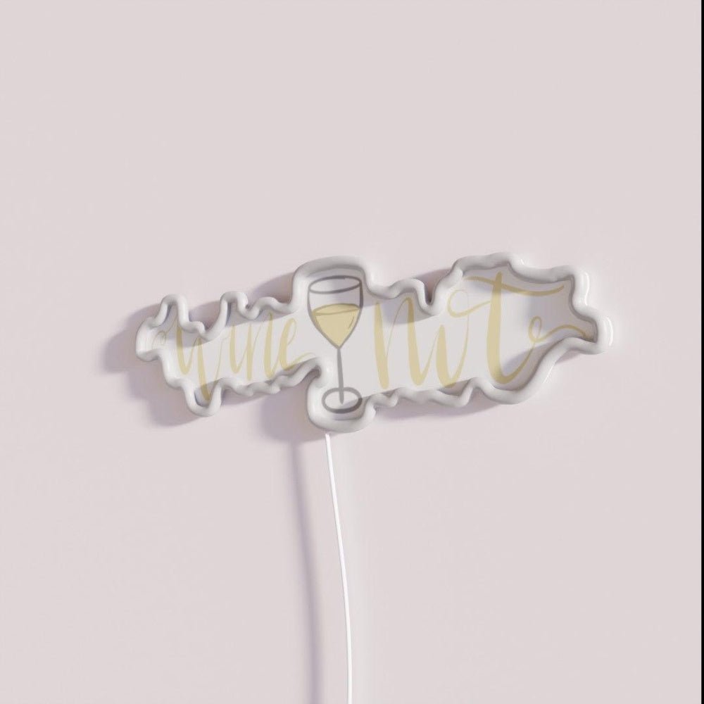 Wine Not White Rgb Led Neon Sign - Shineneon