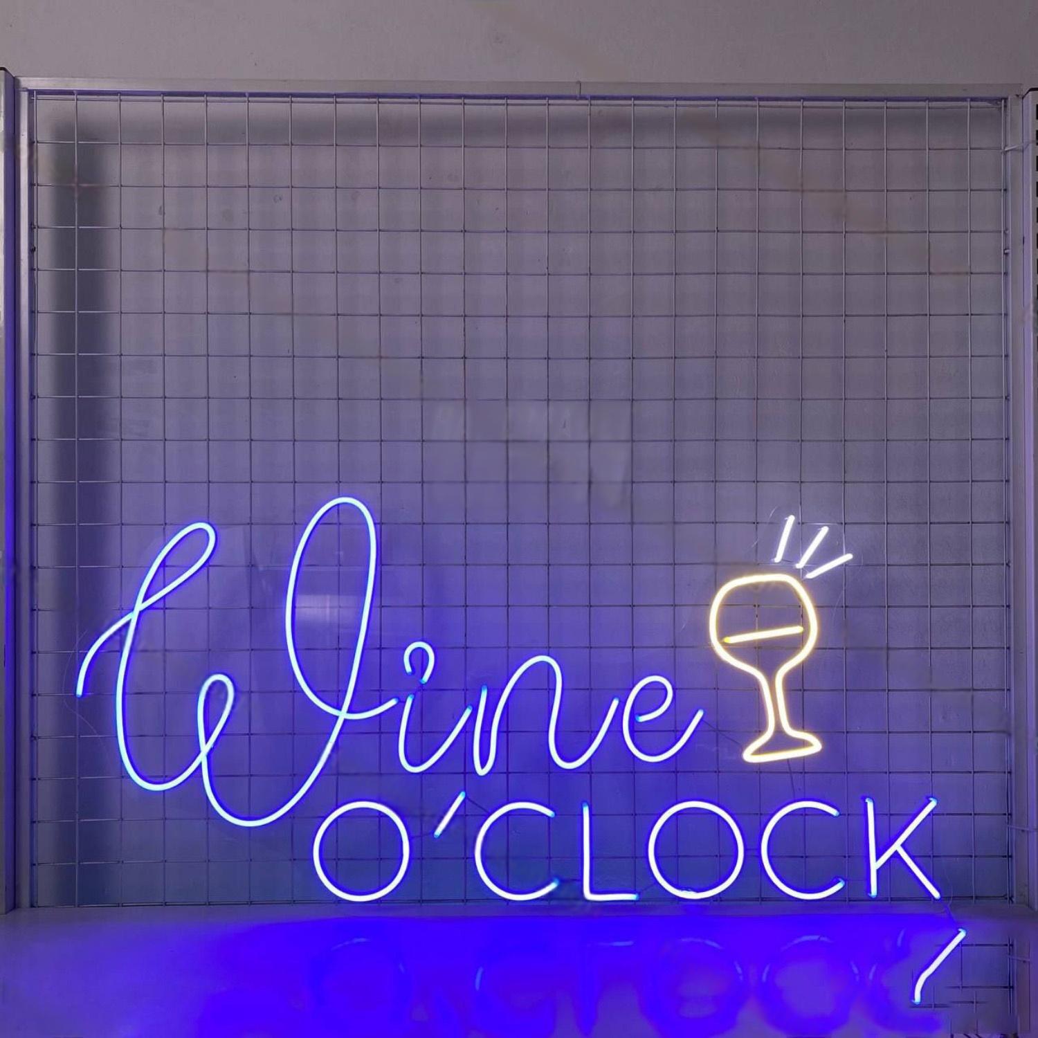Wine Oclock Led Light Led Neon Sign | Shineneon