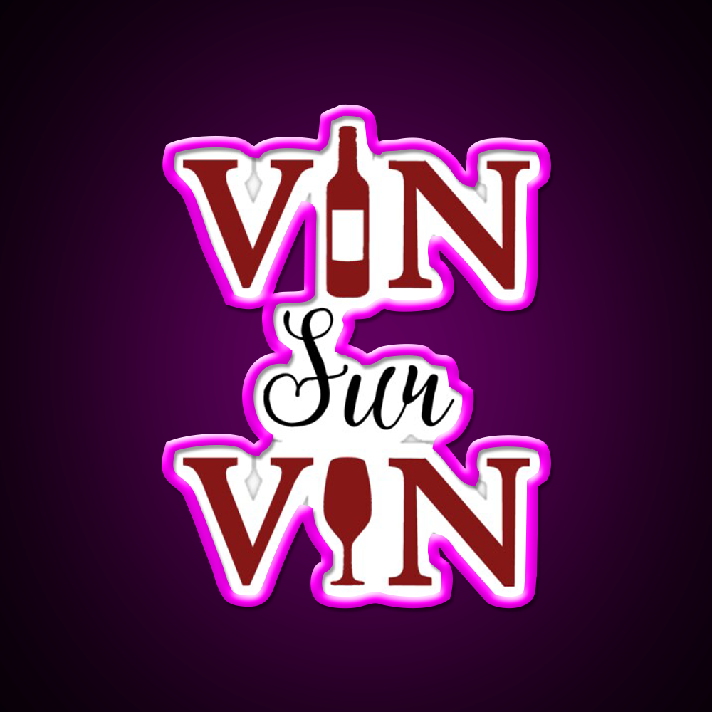 Wine On Wine Man Cave Bar Led Neon Sign Rgb Color