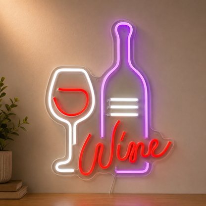 Wine Porta Rolha LED Neon Sign main product image