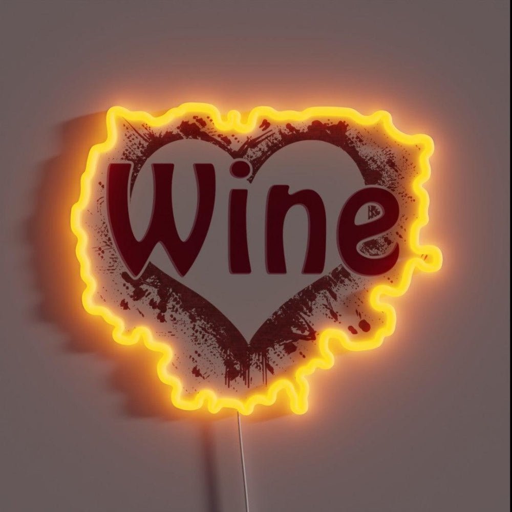 Wine Rgb Led Neon Sign Restaurant Wall Art - Shineneon
