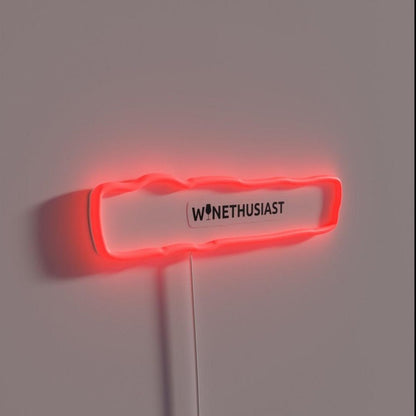 Winethusiast Wine Enthusiast Wine Lover Rgb Led Neon Sign - Shineneon