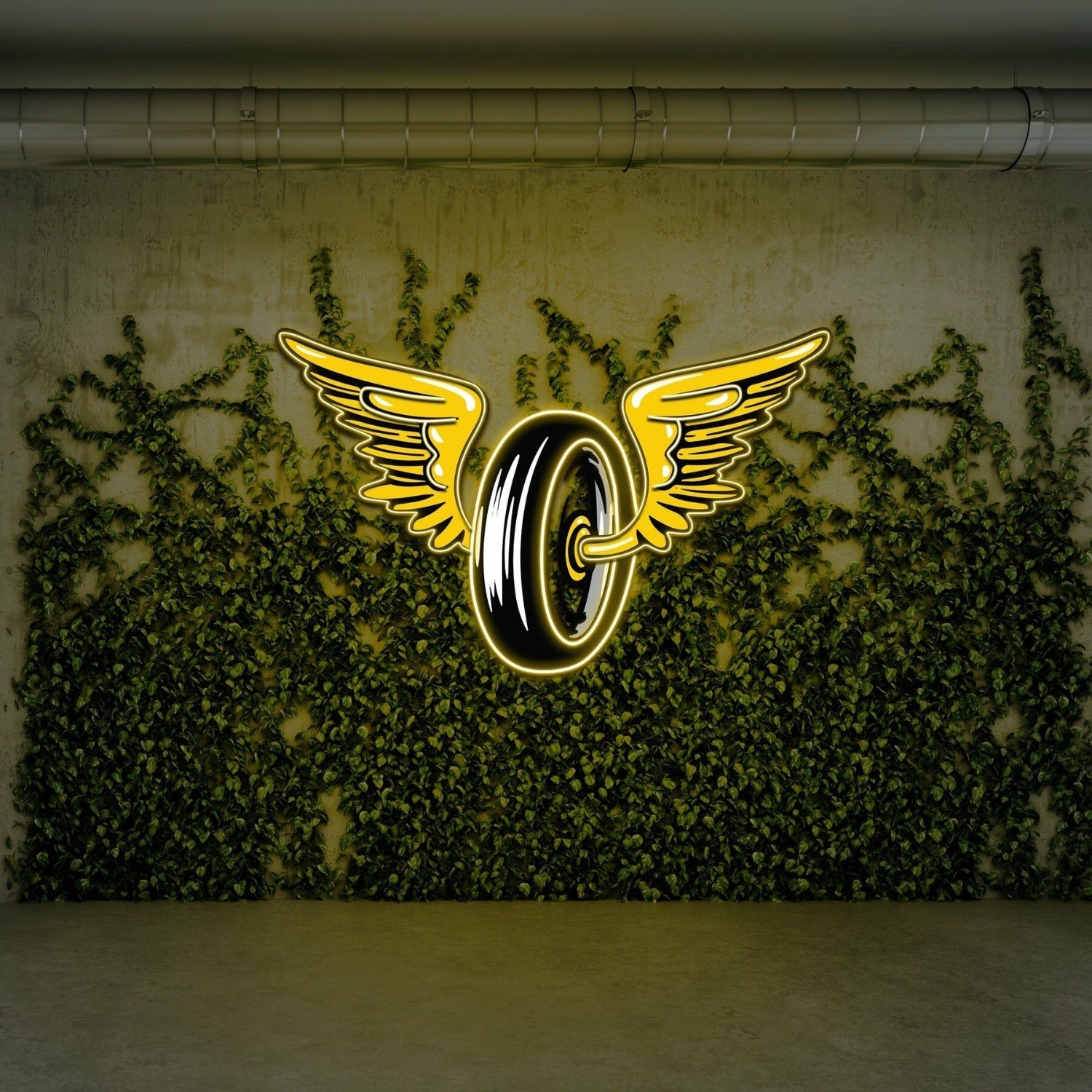 Wing Wheels Uv Light Durable Neon Artistry Awaits For Home - Shineneon