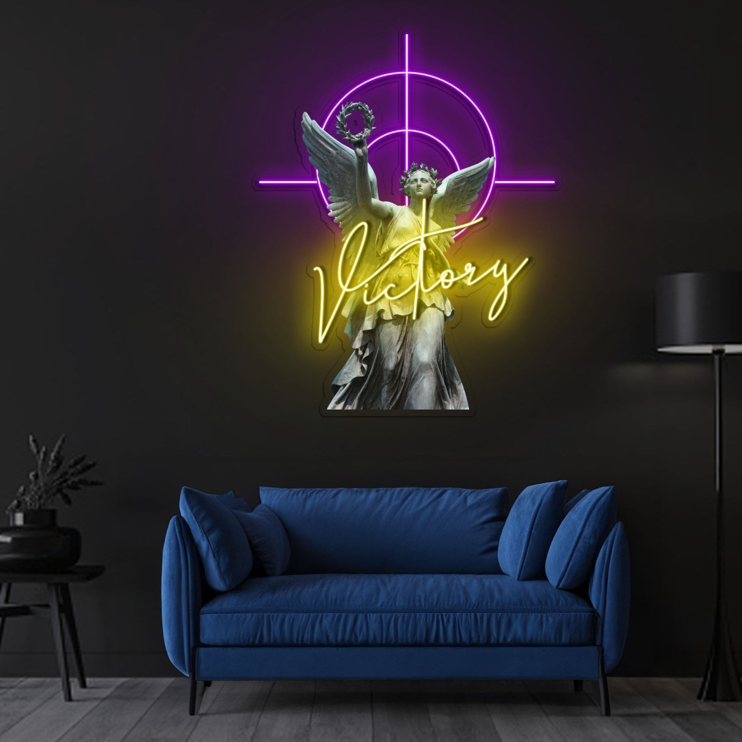 Winged Victory Neon X Acrylic Artwork - Shineneon