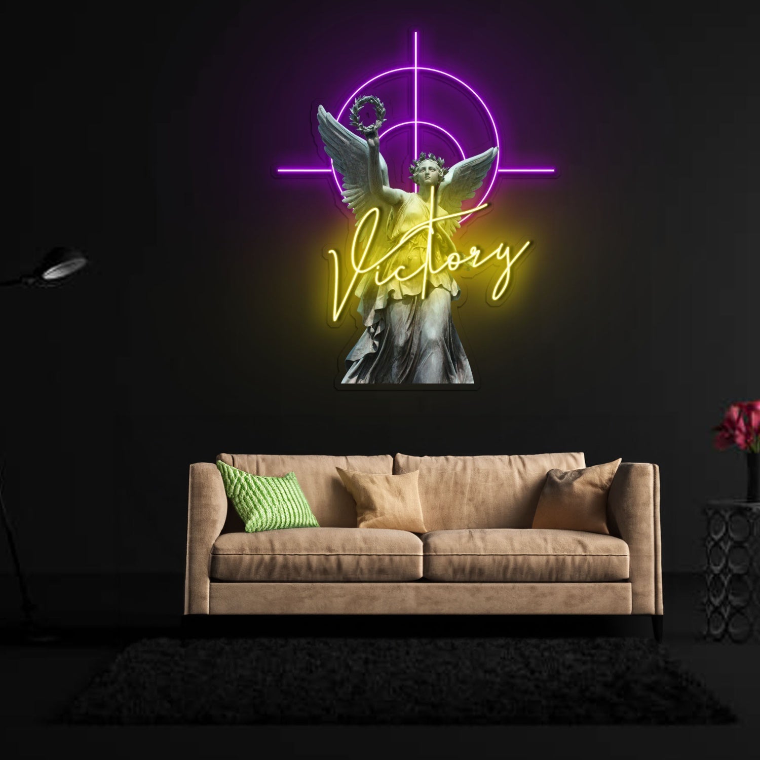 Winged Victory Neon X Acrylic Artwork - Shineneon