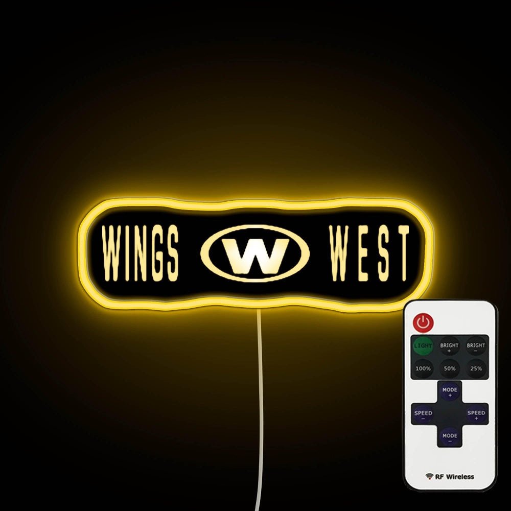 Wings West Logo Neon Sign - Shineneon
