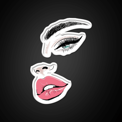 Wink Kiss Eyelashes Nail Art Nail Salon Led Neon Sign Beauty Salon Rgb Color - Shineneon
