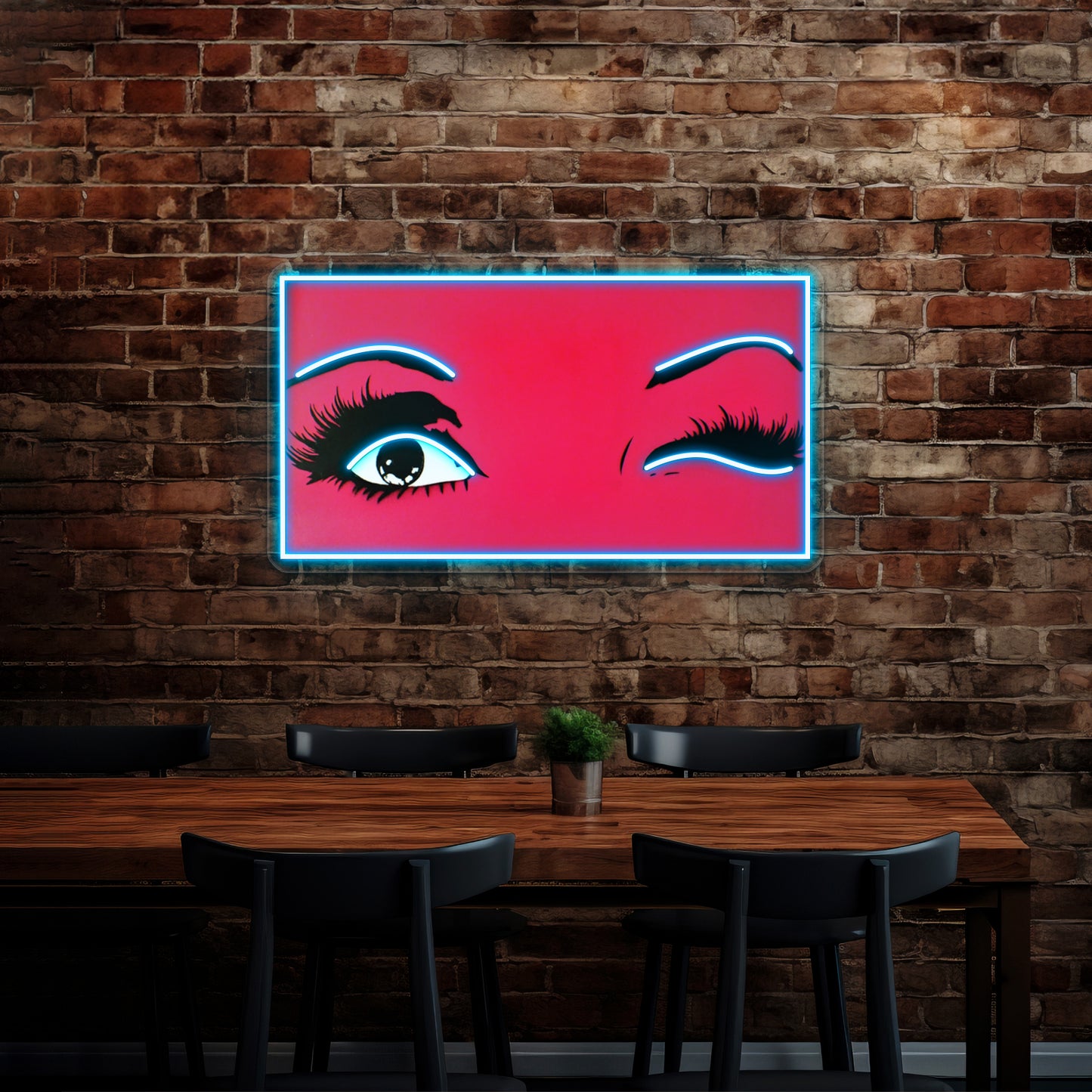 Wink Wink Artwork Led Neon Signs