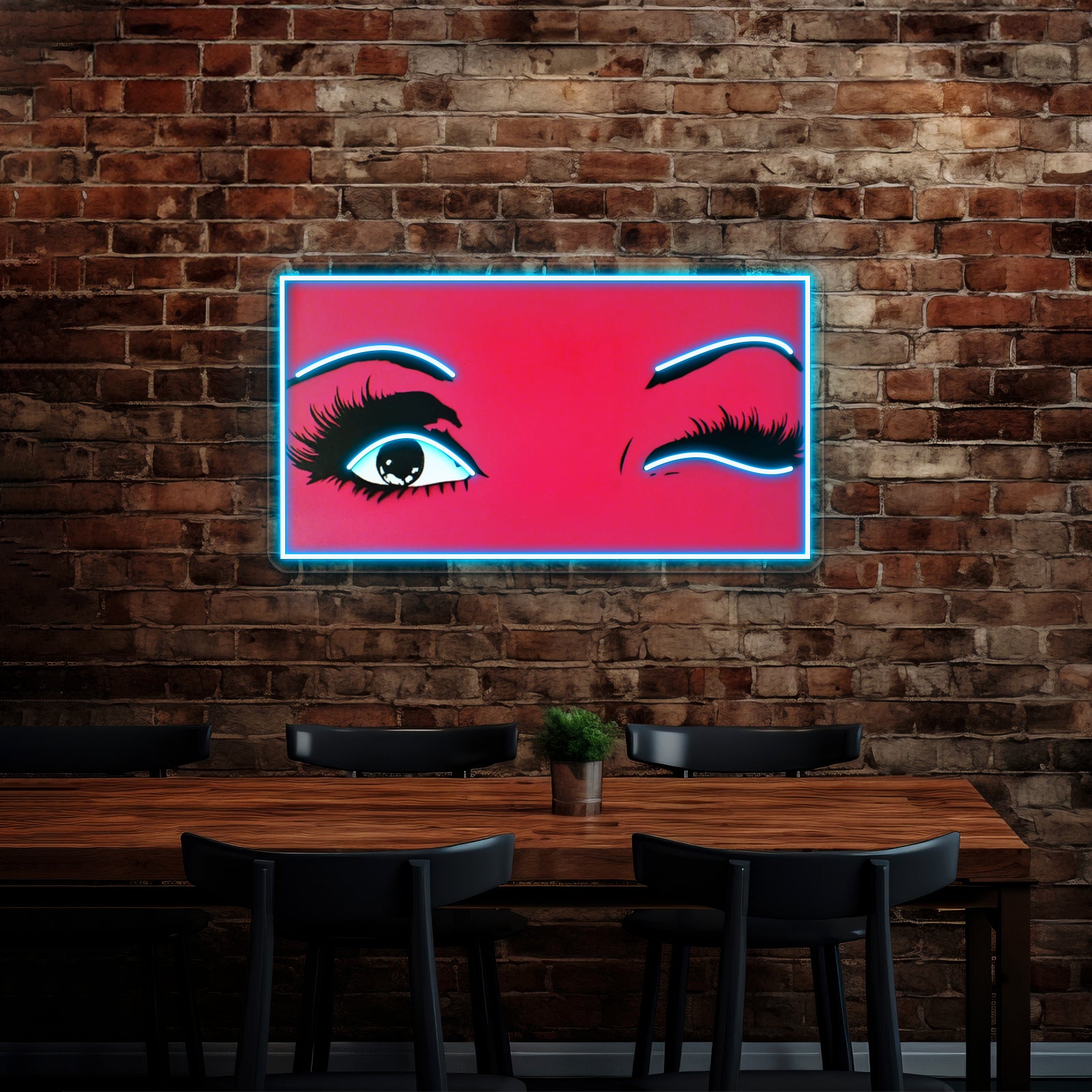 Wink Wink Artwork Led Neon Signs | Shineneon