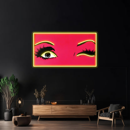 Wink Wink Artwork Led Neon Signs