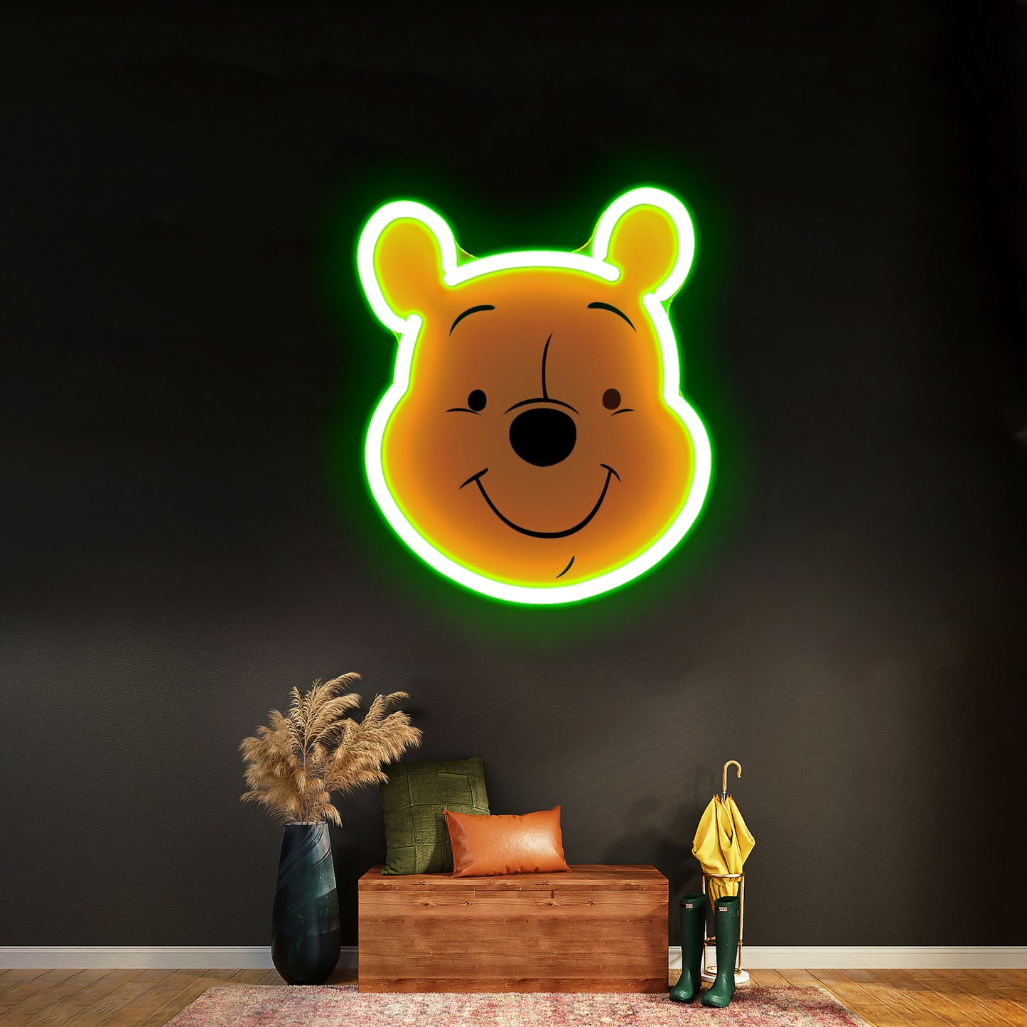 Winnie The Pooh Cute Led Neon Signs Artwork For Sale