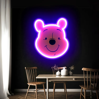 Winnie The Pooh Cute Led Neon Signs Artwork For Sale