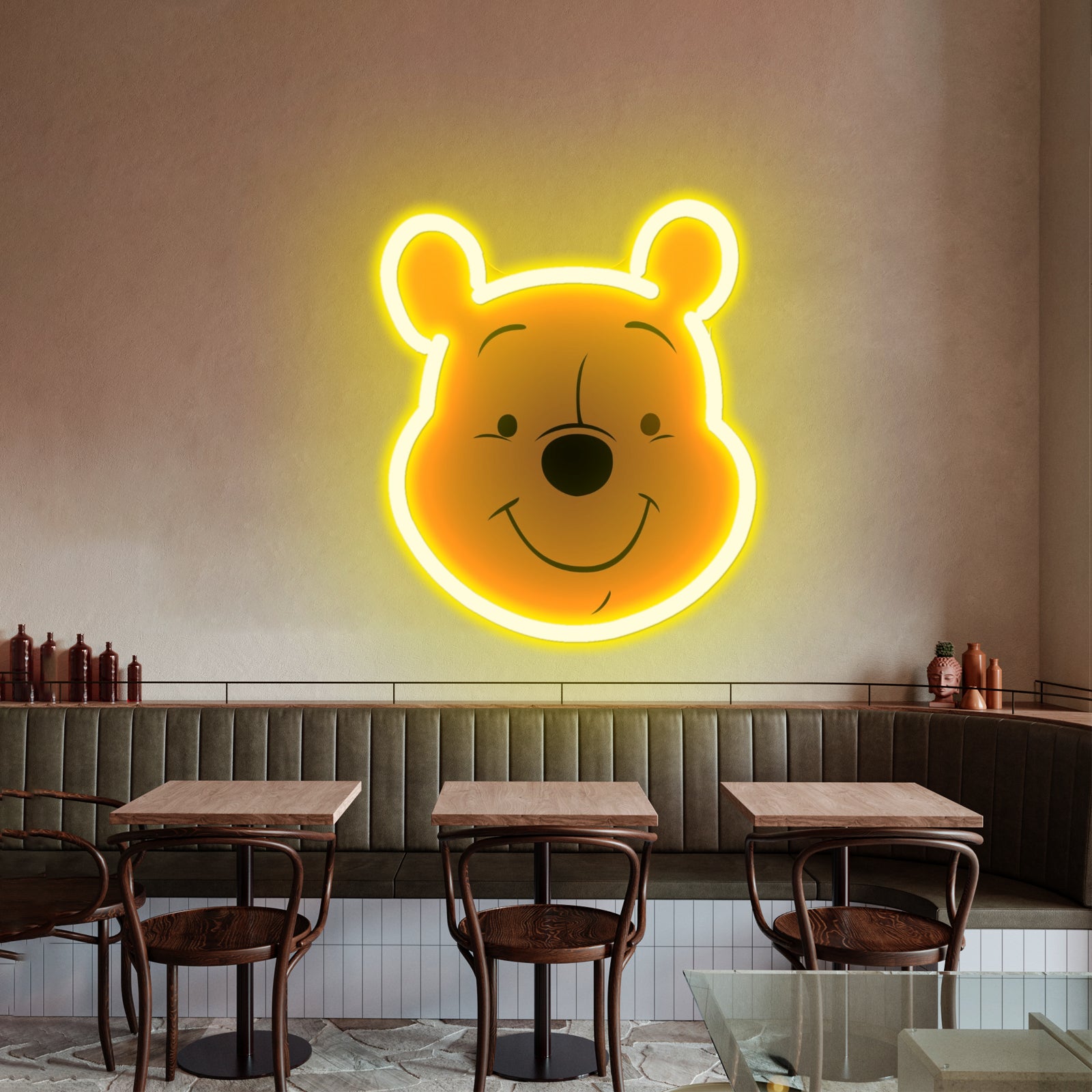 Winnie The Pooh Cute Led Neon Signs Artwork For Sale | Shineneon