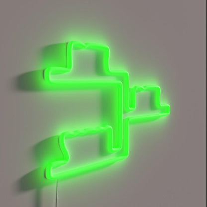 Winning Funny You Me Bracket Sports Gym Foot Rgb Led Neon Sign - Shineneon