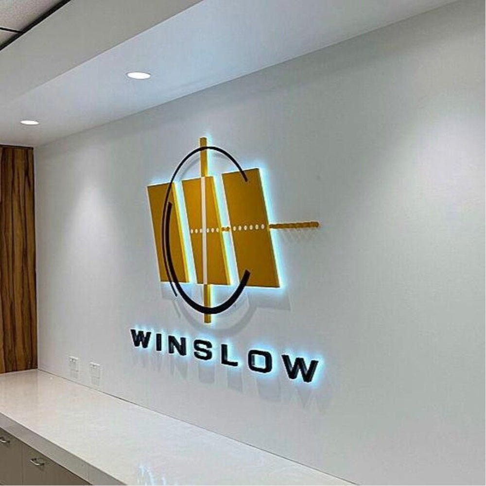 Winslow 3D Backlit Channel Letters Led Light Sign - Shineneon