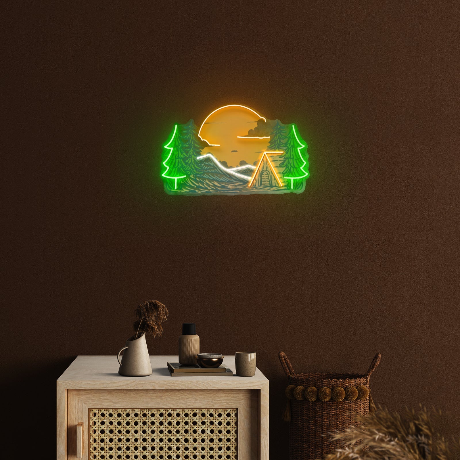 Winter Relaxation Custom Led Signs Artwork For Sale - Shineneon